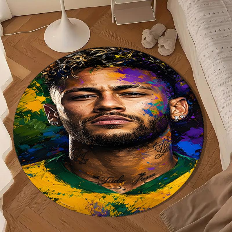Ney-mar's Iconic Pose Round mat Home Decor, Chair rug For livingroom,Bedroom, doormat home decor Birthday Gift Christmas Gifts