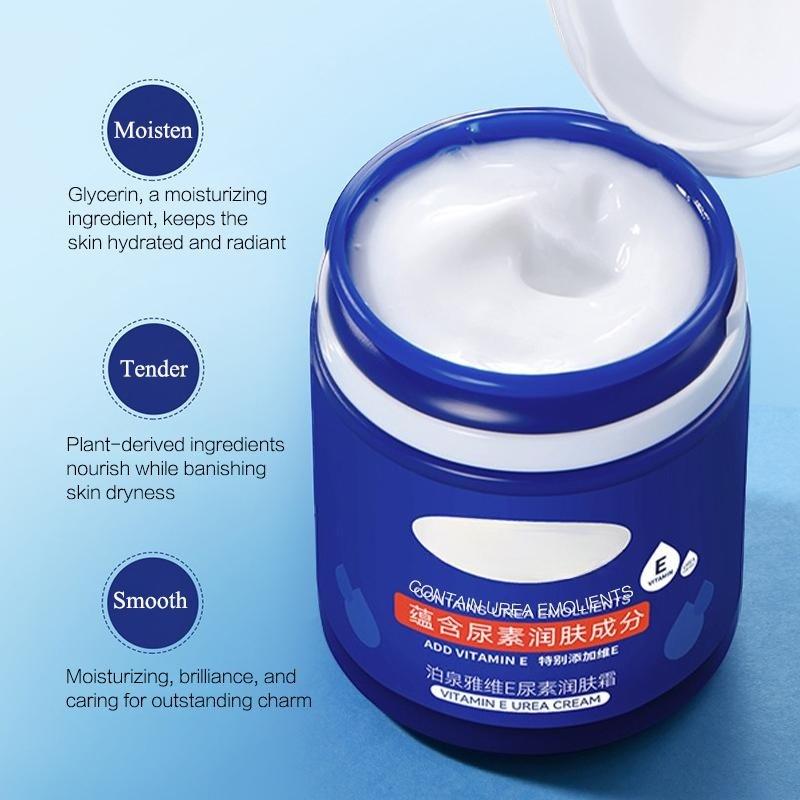 E Vitamini Üre Ayak Kremi, Nemlendirici Ve Yumuşak El Ve Ayak Cildi, Kuru Ve Soyulan El, Ayak Ve Vücut İçin 170g/şişe