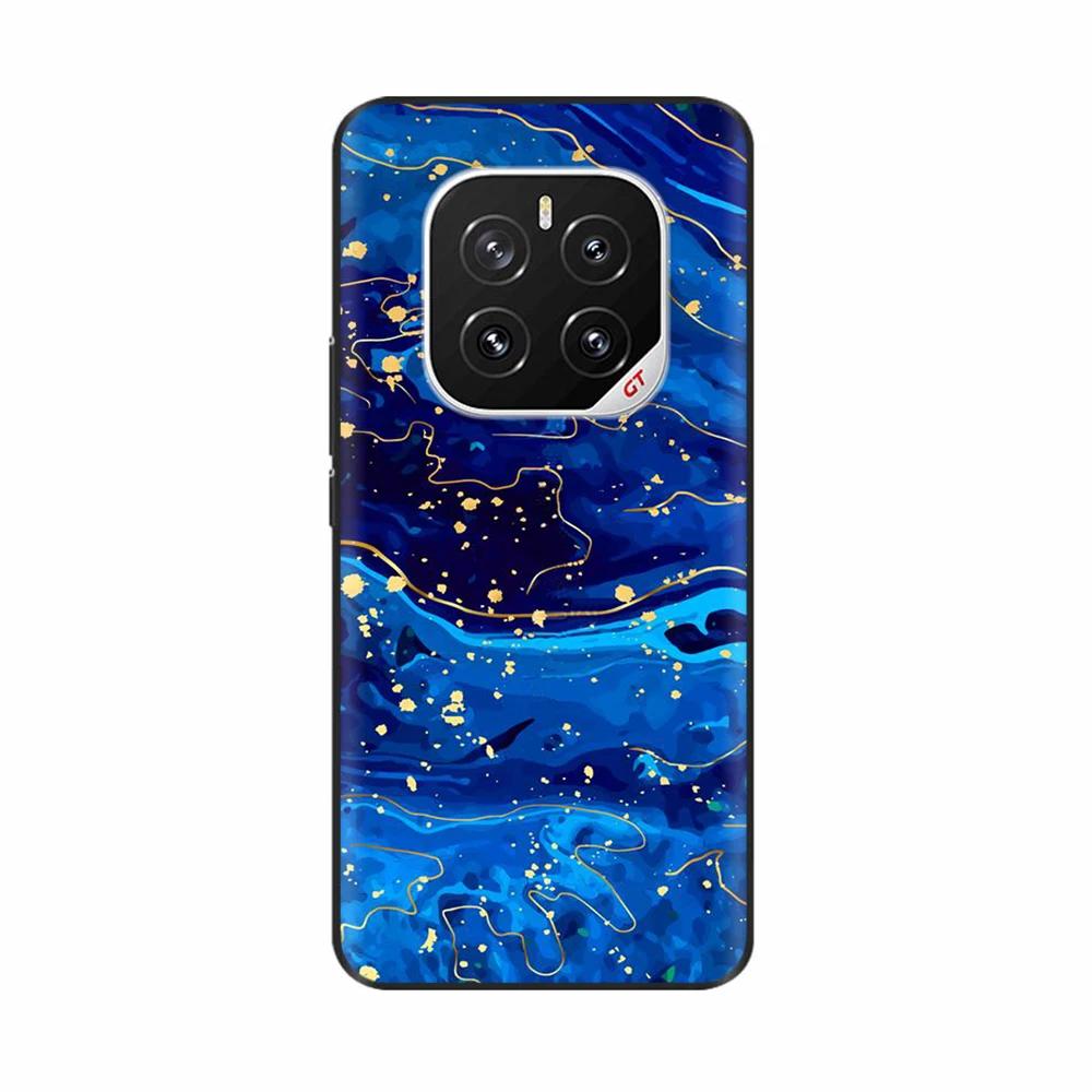 Painted Cover For Honor GT Pro Phone Case for HONOR GTPro Soft Black Silicone Back Cover Shockproof Protective Shell Para Hoesje