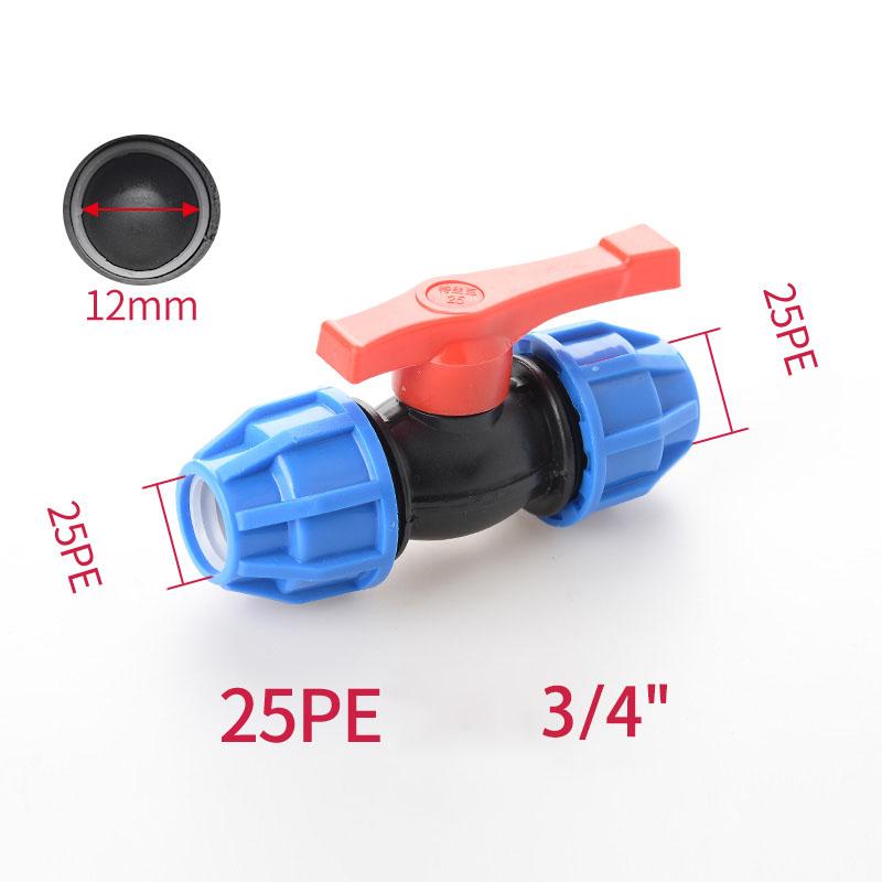 1pcs 20/25/32mm 1/2" 3/4" 1" PE Pipe Quick Connector Elbow Reducing Water Pipe Joint Tap Water Irrigation