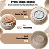ABS Pottery Base Form Set, 5 Trimming Support Guides for Clay Bottom Shaping, Matte Finish Handling and Wheel Side Studio Tasks in Daily Use