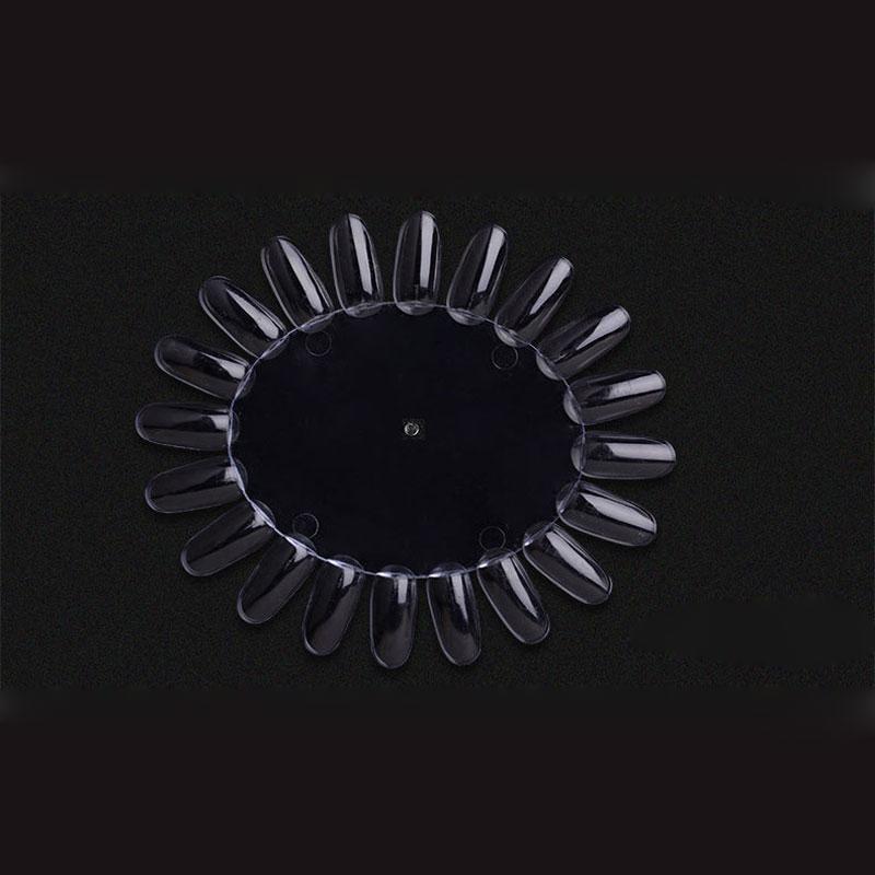 5 ks/lot Paleta na umělé nehty, průhledné/přírodní, umělé nehty, tipy na nehty, tyčinky, barevná karta, akrylový gelový lak, cvičební paleta, kolečko