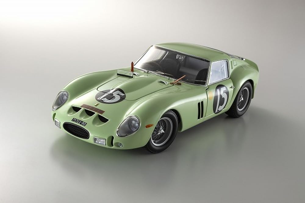 Kyosho Original Scale Scale Ferrari 250GTO 1962 Goodwood Finished Product KS08438C 1/18 #15 (Light Green)