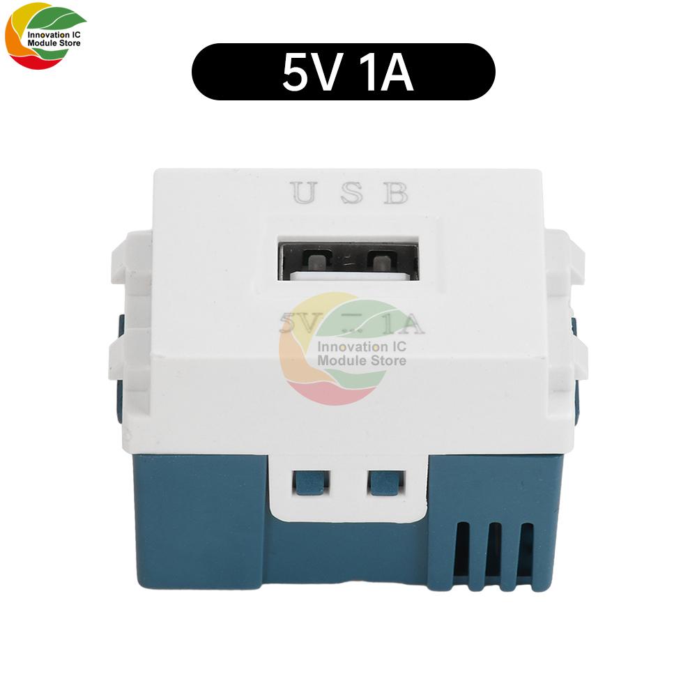 Mobile Phone Charging Panel USB Power Module 220V Socket 5V Transformer 2.1A 1A USB Charging Power Socket Switching Adapter