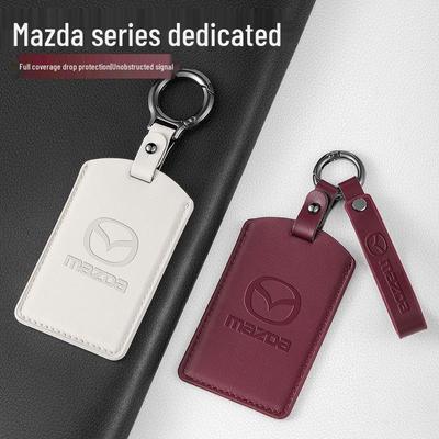 Kryt na klíčovou kartu Mazda EZ6: Model 2025, Ochranné pouzdro z pravé kůže s NFC, Spona EZ-60