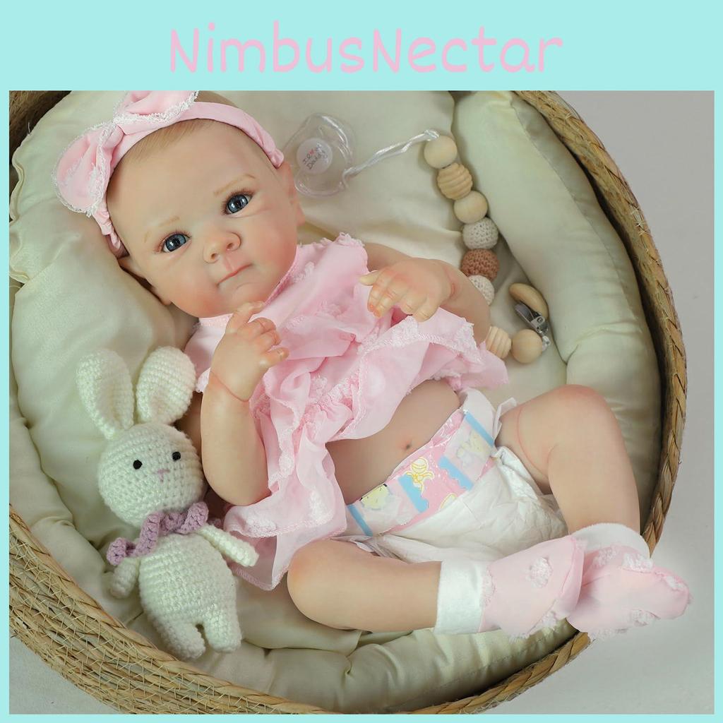 Silicone Doll 18in Realistic Character With Gift For Kids Holiday Play