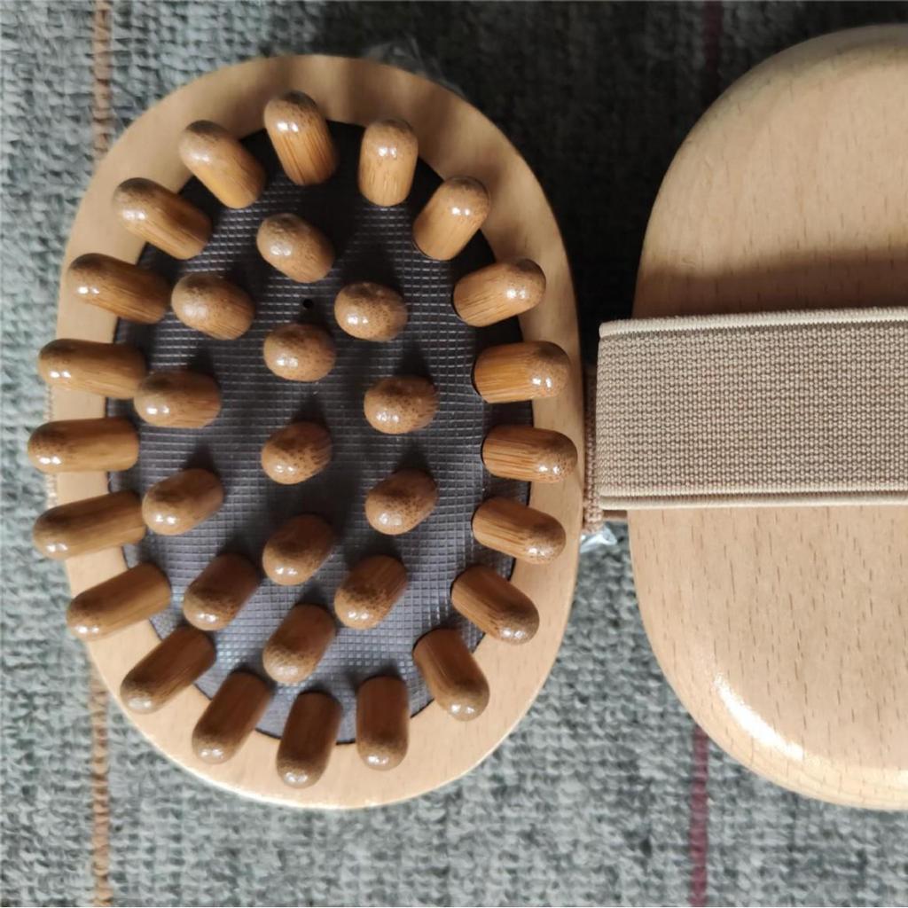Cross-Border Bristle Massage Bath Brush - Handheld Round Body Brush