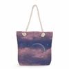 Starry Sky Print Thick Rope Single-shoulder Beach Bag 7229 CLE
