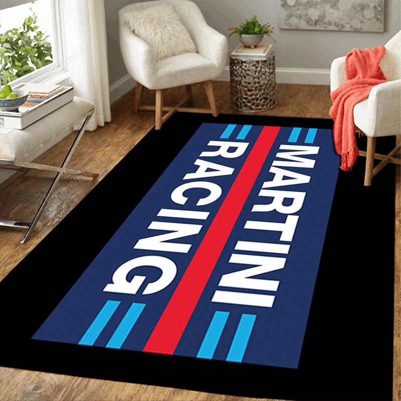 Navy Blue Martini Racing Rug Floor Mat for Living Room or Bedroom Soft and Comfortable Carpet a Gift for Birthday and Holiday.MFF0918262