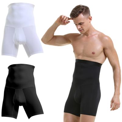 Männer Atmungsaktive Hohe Taille Abnehmen Bodysuit Shorts Kompression Shapewear Hosen