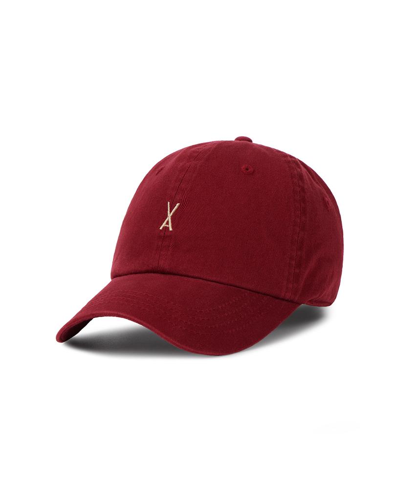Bajal Logo Oversized Chino Ball Cap Wine