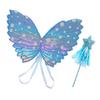 Polyester Children Magic Wand Dress Up Prop Fairy Princess Angel Wings  Gril Boy