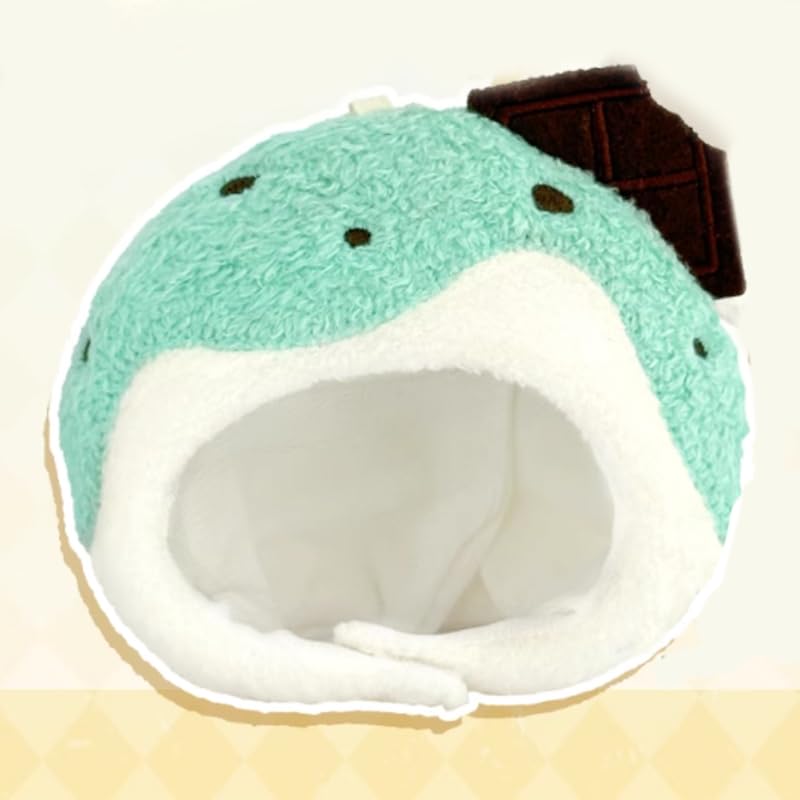 Ice Plush Kigurumi Cap for 10cm Plush Toy, Mint, Item