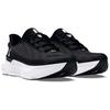 Under Armour HOVR Infinite Pro Black White Women Sneakers Castlerock 3027200-001