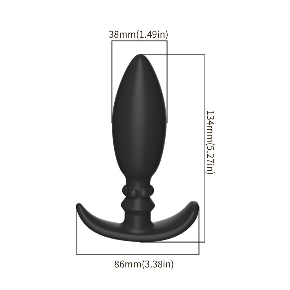 Silicone Metal Rolling Bead Anal Plug Wearable Butt Plug Stimulation Anus Masturbator G-Spot Massage  Sex Toys for Man Women