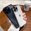 Luxury New High Quality Plating Clear Case For IPhone 15 14 11 12 13 14 Pro Max 14 15 Plus Phone Cases Shockproof TPU Back Cover