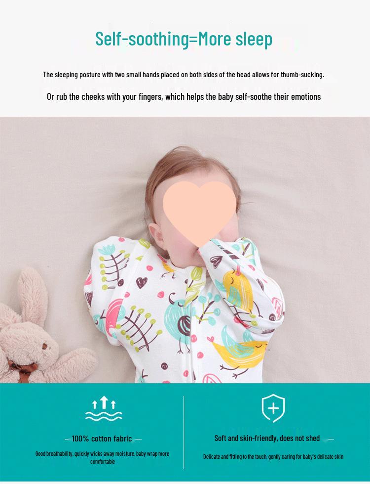 Winter Surrender Style Baby Sleeping Bag: Anti-Kick & Anti-Startle Newborn Swaddle Quilt