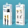 65W Multi-Charging Fast Mecha Cable: 4-in-1 Type-C Compatible with Huawei & Apple Devices
