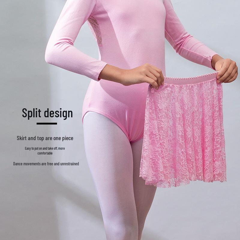 Dětská podzimní uniforma - dlouhý rukáv, baletní a taneční sukně