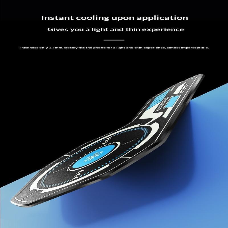 Magnetic Phone Cooling Pad Built-in Coolant Fast Heat Dissipation Lightweight for Phone Gaming Live Broadcast