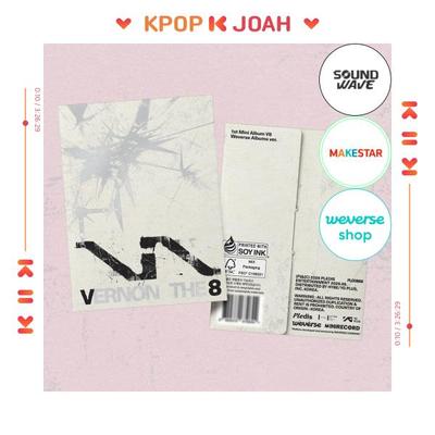 V8 (THE 8 & VERNON of SEVENTEEN) [V8] 1st Mini Album - Weverse Albums Ver.