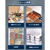 CHFNJJ Stainless Steel Storage Containers, Deep Design, Kitchen Food Storage Containers, Refrigerator Safe, Cookware, Convenient for Food Preparation,
