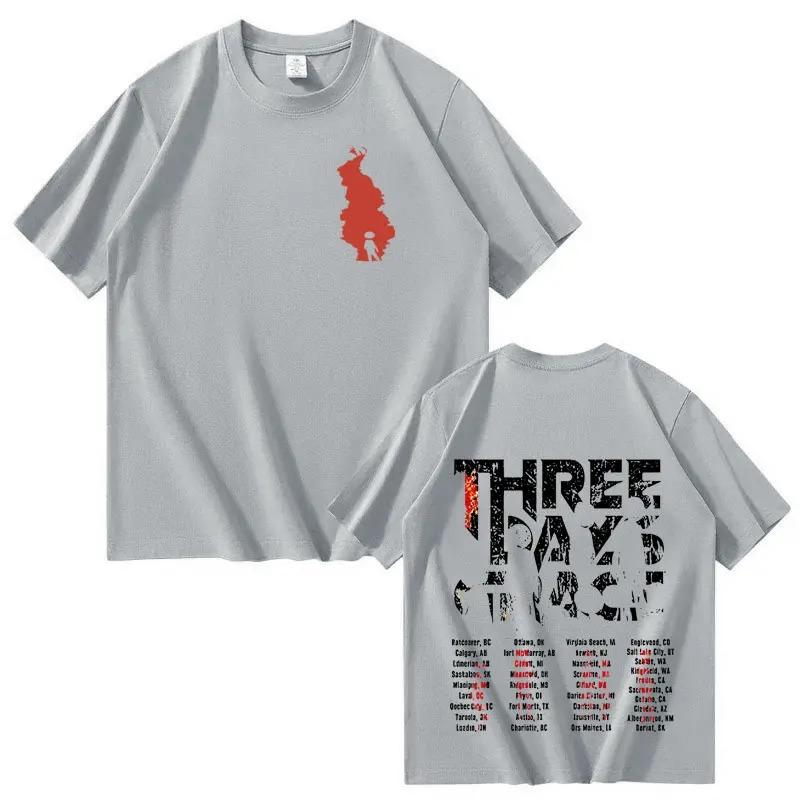 Alternative Metal THREE DAYS GRACE New Album Poster Graphic Print Tees Unisex Unisex Fashion Summer Cotton Oversized Casual Tshirts