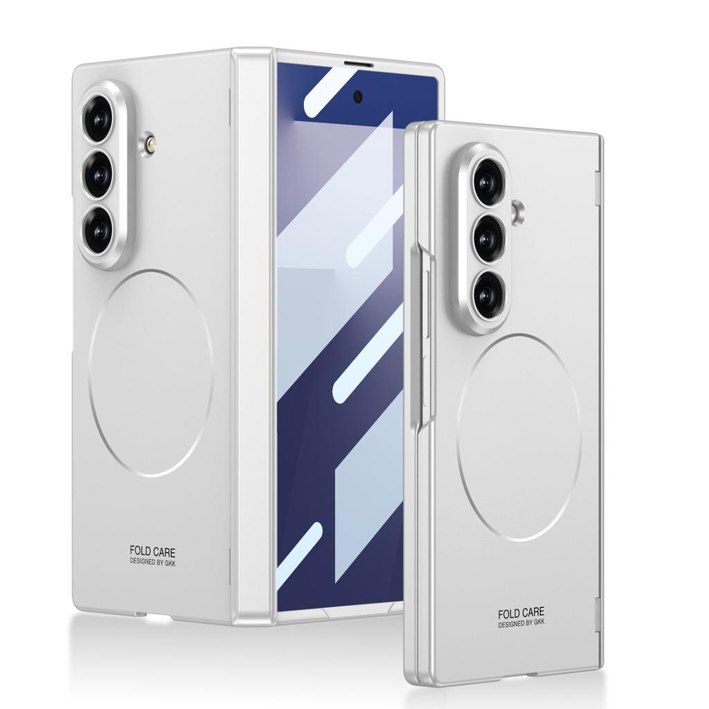 Magnetic Hinge Protective for Samsung Galaxy Z Fold 7 8 Ultra Wide Case with Glass Film Fold7 Fold8 Magsafe Shockproof Cover