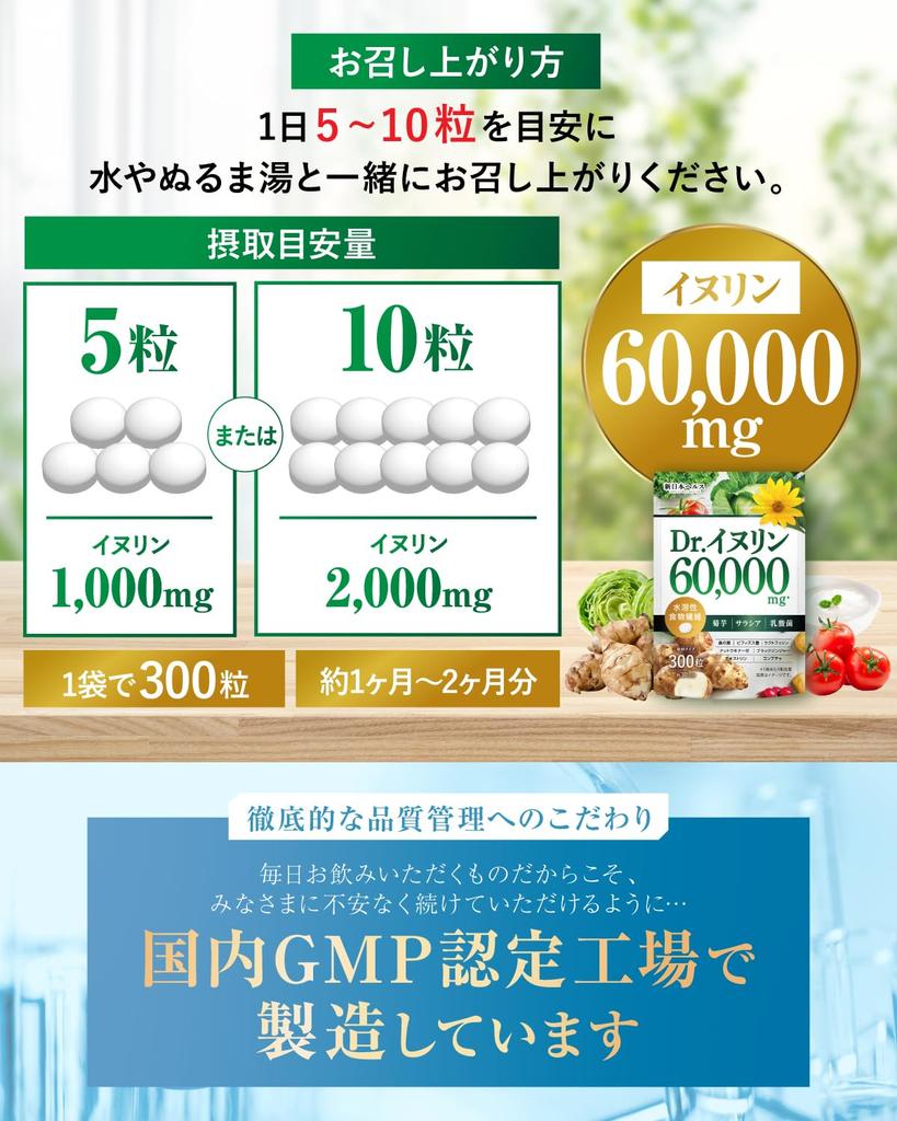 [Doctor Supervised] Dr. Inulin 60,000mg Inulin (equivalent To 170 Heads of Lettuce), Water-soluble Dietary Fiber, Jerusalem Artichoke, Salacia