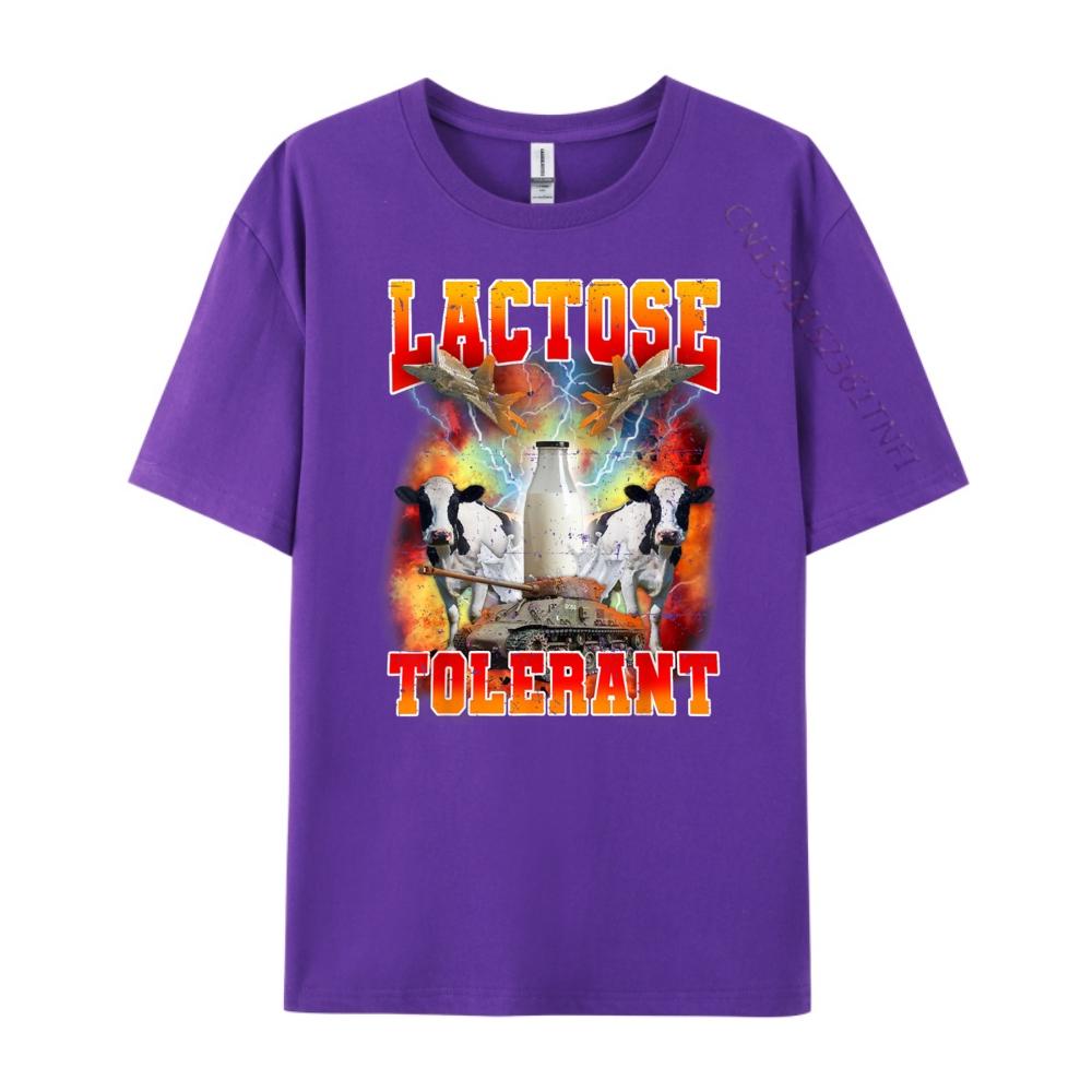 Lactose Tolerant Funny Sarcasm Meme Funny Lactose Tolerant Graphic Tee Shirt Youth Tee Shirt Men Tee Shirt