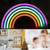 Led Colorful Rainbow Neon Sign Light Wall Hanging Night Lamp Bar Party Home
