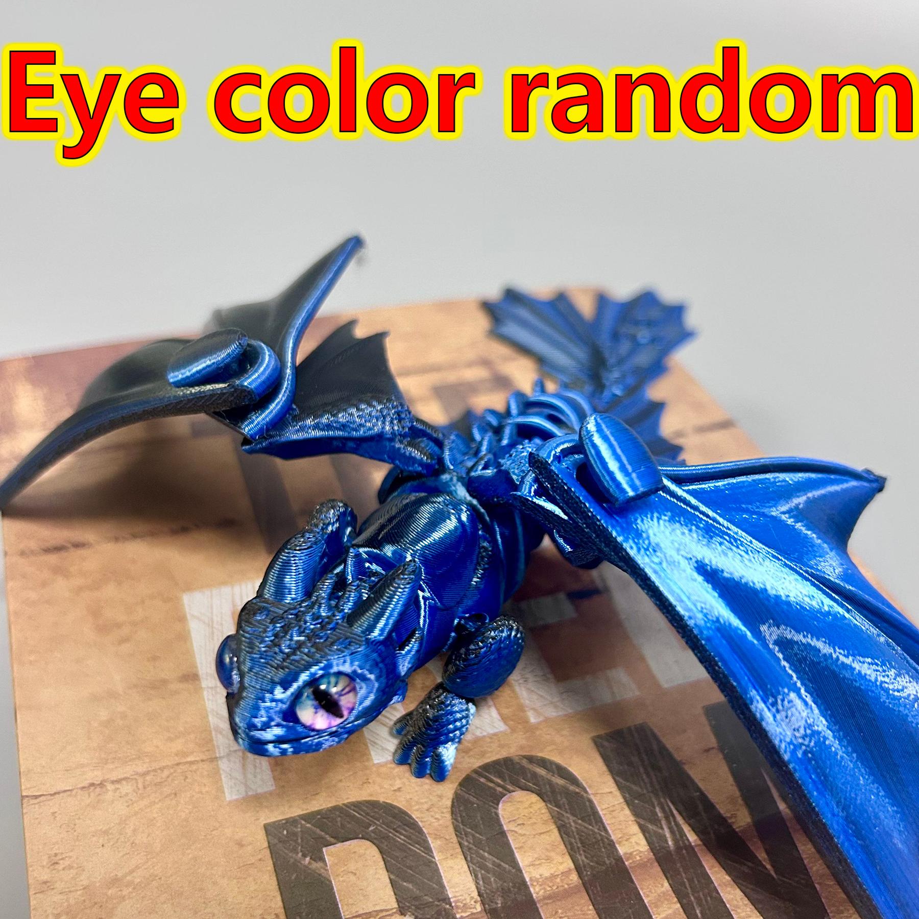 

20Cm/7.87In Dragon Moveable Joints Animal Model Home Desktop Decoration Ornament Gift Collection Statue