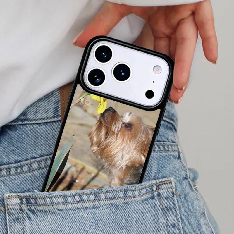 Yorkshire Terrier Yorkie Dog Pet Animal Phone Case for iPhone 17ProMax 12 13 14 15 16e 17 Pro Max Plus Air Cover