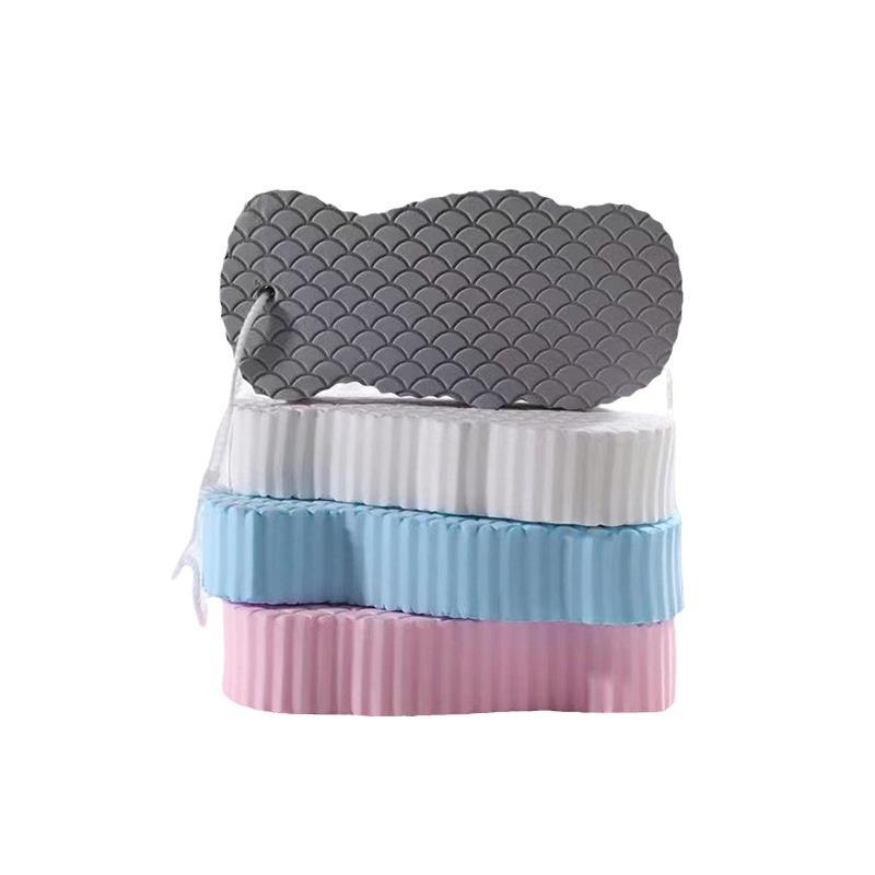 3D Exfoliating Sponge Bath Towel: Upgraded Double-Sided Cotton Scrubber for Baby Bathing and Skin Exfoliation