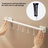 Utensil Rack Wall Mounted Punch Free Movable Hooks Load-bearing Kitchen Utensil Hanger Holder Rack for Home