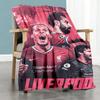 Liverpool Football Blanket Durable Comfort Suitable For Office Chair Sofa Bedding Four Seasons Multipurpose Modern