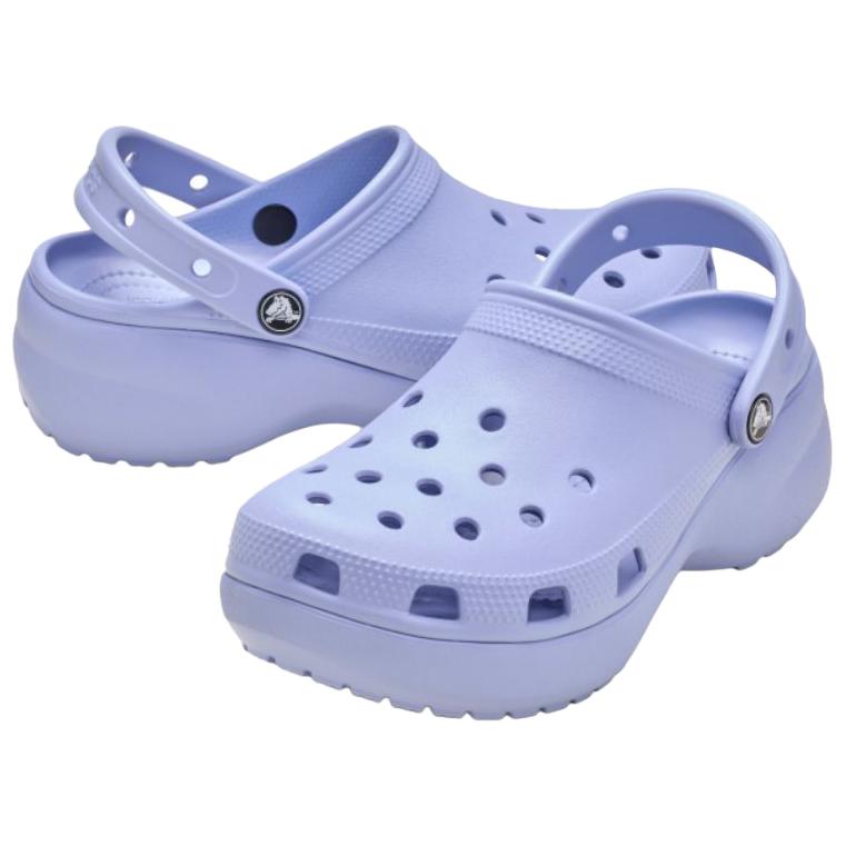 Crocs Sabot à plateforme classique Sabots décontractés Sabots pour femmes Bleu 206750-453