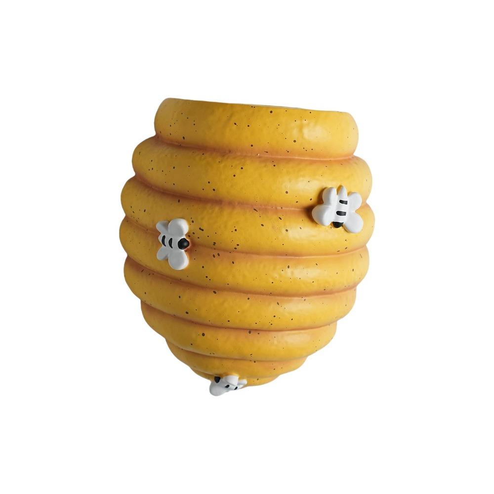 Rustic Honeycomb Flower Pot Cartoon Succulent Pot Unique Decorative Flower Pot  Courtyard Use