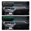 Italy Super Suede Car Co-pilot Dashboard Trim Cover for BMW X5 X6 X7 G05 G06 G07 2020-2022 Decorative Sticker LHD Accessories