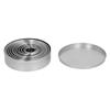 12Pcs Round Cutting Die Stainless Steel Circle Hollow Punching Cutting Mold for Dough Clay