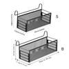 Suspended Bedsides Storage Rack Space Saving Design Sturdy Iron Construction Quick Easy Installation for Small Spaces