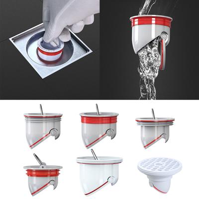 Bodenablauf Geruchsdichte Kerne Ablaufschutz Kanalrückstauverhinderer Desodorierungsablaufstopfen Haarfänger