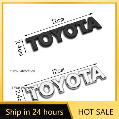 Ratlankių gaubteliai 3D metalinis automobilio bagažinės galinės lipduko emblema ženkliukai lipdukai dekoracija Toyota Chr rav4 Yaris prius avensis Corolla Camry Ca