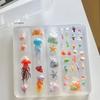 3D Silicone Carved Nail Art Mold Soft Jellyfish Fishtail Design Ocean Style DIY Nail Accessories for Creative Manicure Templates