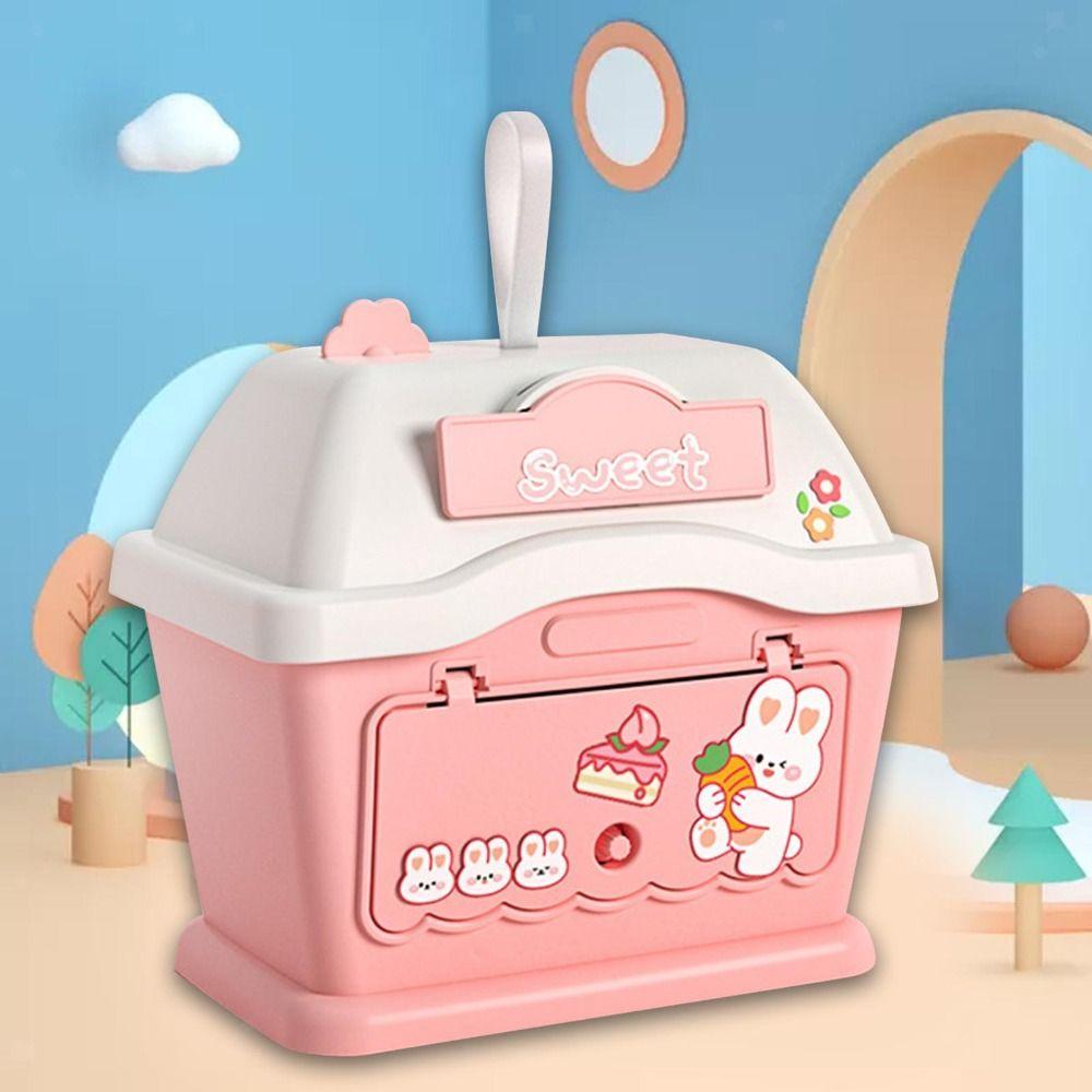PP Money Box House-Shaped Coin Bank New Coin Saving Box  Kids Gift
