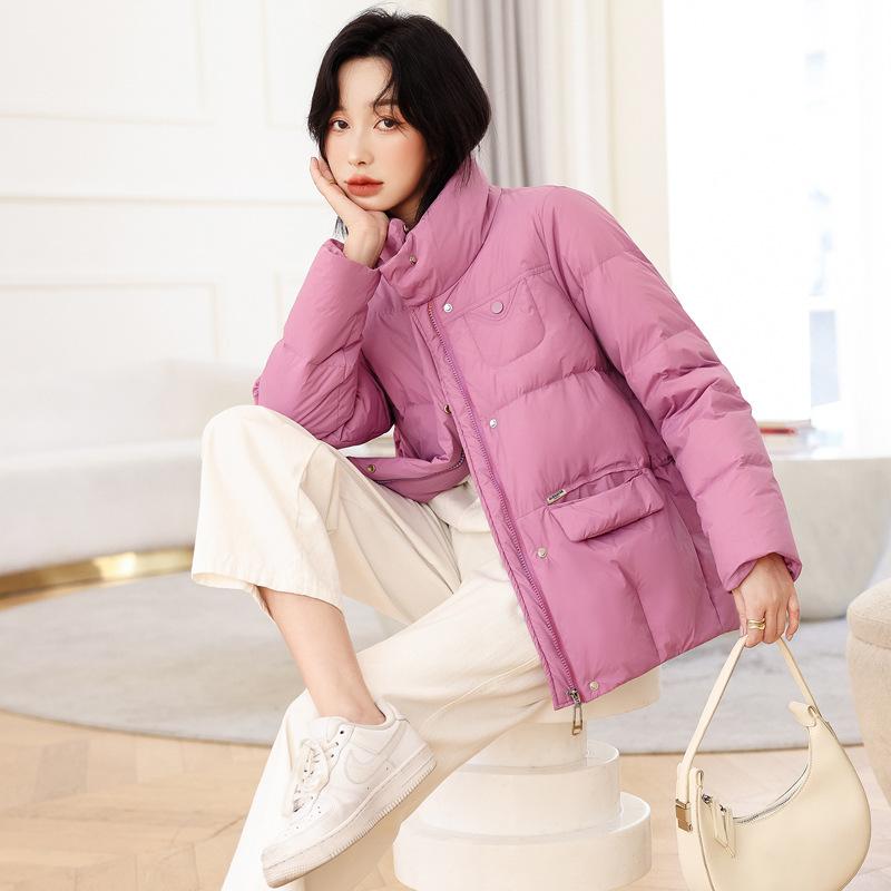 Short down jacket women's 2024 new winter women's clothing loose casual 90 down duck down jacket