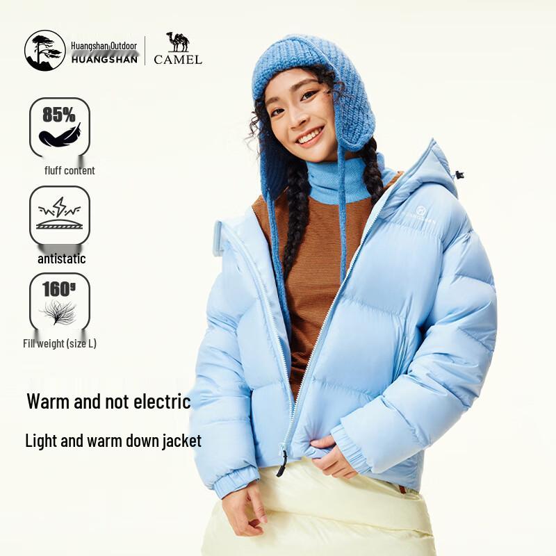 Camel Huangshan Unisex Thickened Down Jacket E35CAKI006