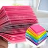 1set/6PCS Self-Stick Pads Bright Colors Sticky Note Sticky Notes Recyclable Easy To Post for Home Office Notebook