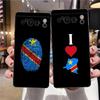Handyhülle für Google Pixel 8 A 7 6 Pro 6A 5G Schwarz Weiche Stoßfeste Rückseite Silikon TPU Hülle Coque Kongo-Flagge