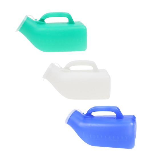 1200 ML Male Urinal with Cap Reusable Plastic Urinal Pot Men Urinal Accessories